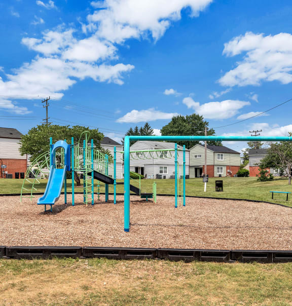 our playground is just across the street from our apartments
