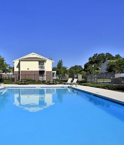 Sparkling Swimming Pool at Ashley Midtown in Savannah, Georgia
