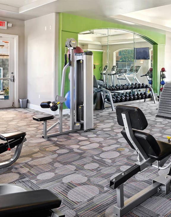 Fitness center at Ranch Belago