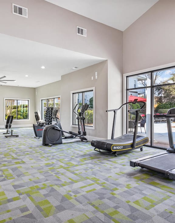 Fitness center at Waterford Place