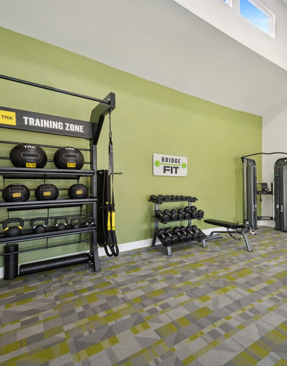 Community Fitness Center with Equipment at Villages at Metro Center located in Phoenix, AZ-MEDAM.