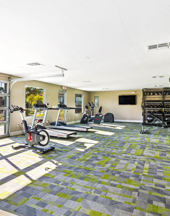 Fitness center at Bridges on Tropicana