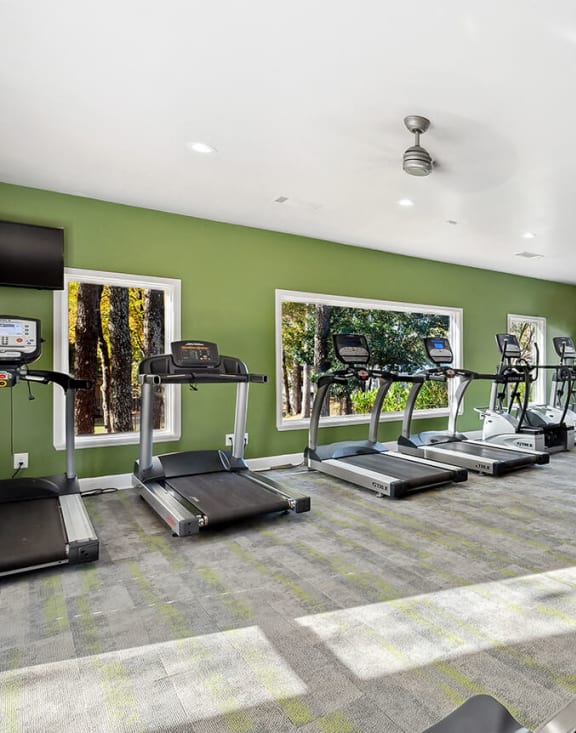 Fitness center at Elevate at Jackson Creek