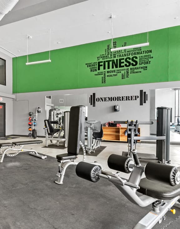 Fitness Center at Elevate on Parkway Apartments, Burnsville