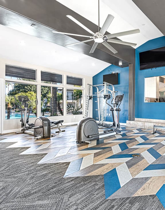 Fitness center at Palms at South Mountain