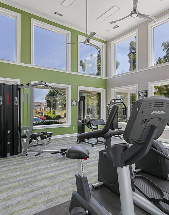 Fitness center at Parkside at Town Center