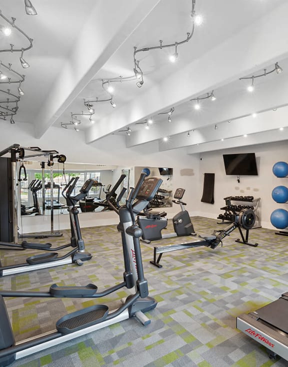 Fitness center at Revive at 9 Mile Station