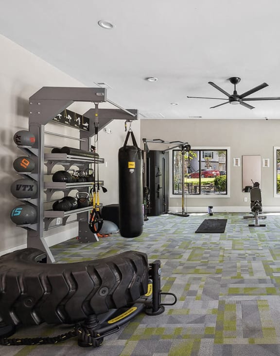 Fitness center at Waterford Place