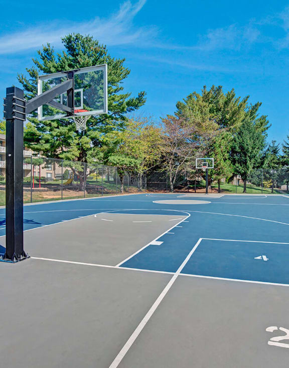 Basketball court at The Gateway Apartments in Gaithersburg, Maryland