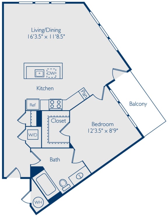 1 bedroom apartments with balcony in alexandria va