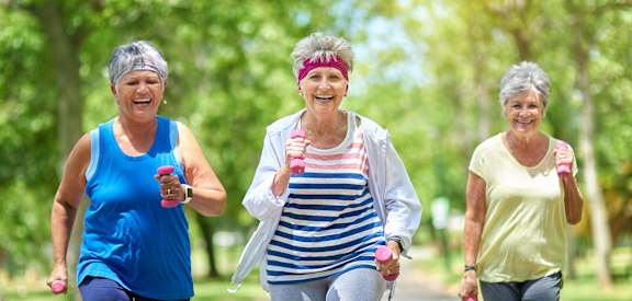 Senior Woman Exercise at The Dorchester & Manor, North Carolina, 28134