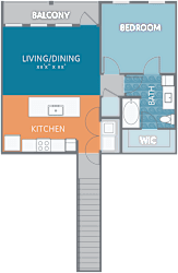 A1U-BHG Floor Plan at Watermark on Twenty Mile, Colorado