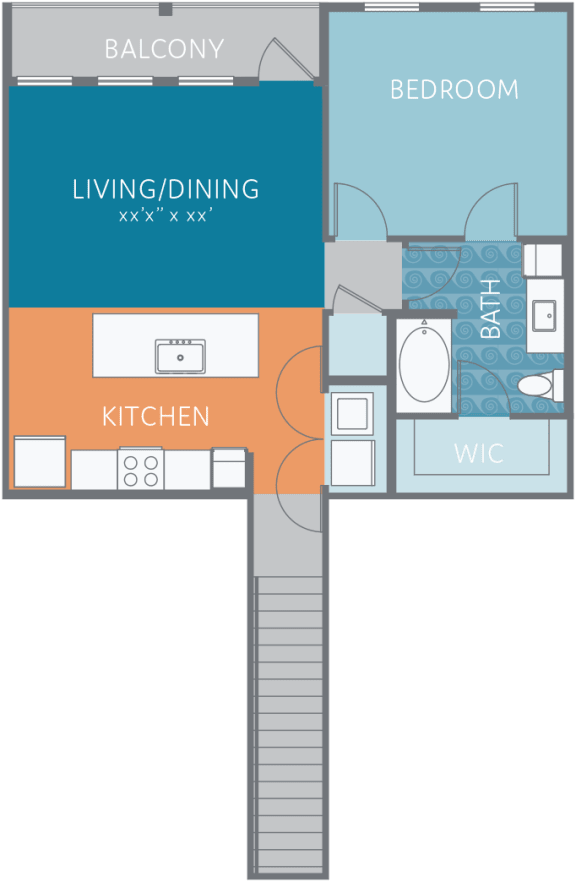 Floor Plan  A1U-BHG Floor Plan at Watermark on Twenty Mile, Colorado