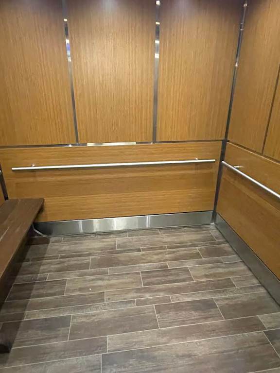 Large Elevators with bench