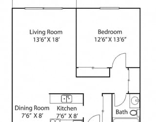 Floor Plan Aquilla - Renovated