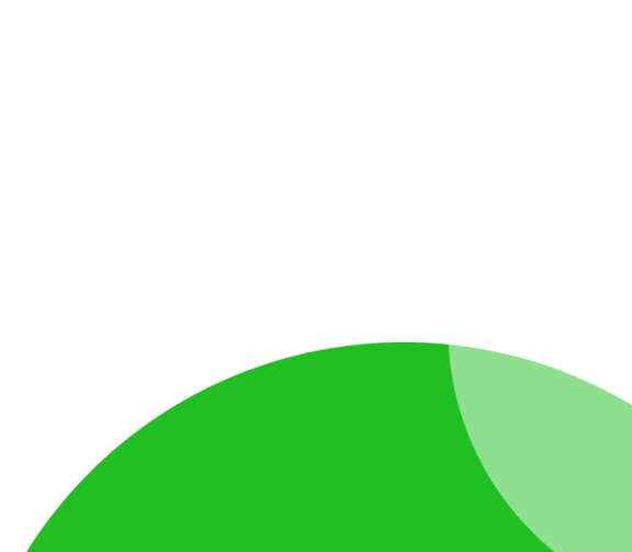 an illustration of a green field and a black and green circle