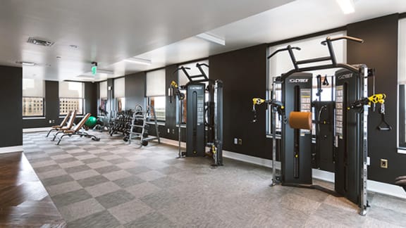 Fitness Center at The Malcomson, Michigan