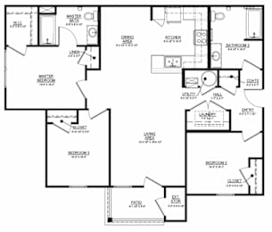  Floor Plan 3 Bedroom