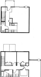  Floor Plan 3 Bedroom 1.5 Bath Affordable