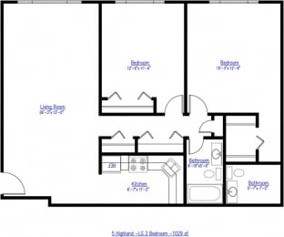 Renovated 2 bed 1.5 bath at Five High, West Hartford, 06119