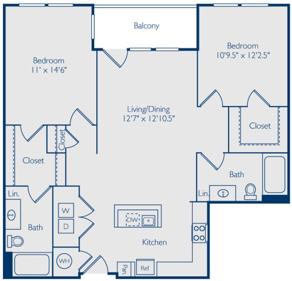 2 bedroom apartments with den, alexandria