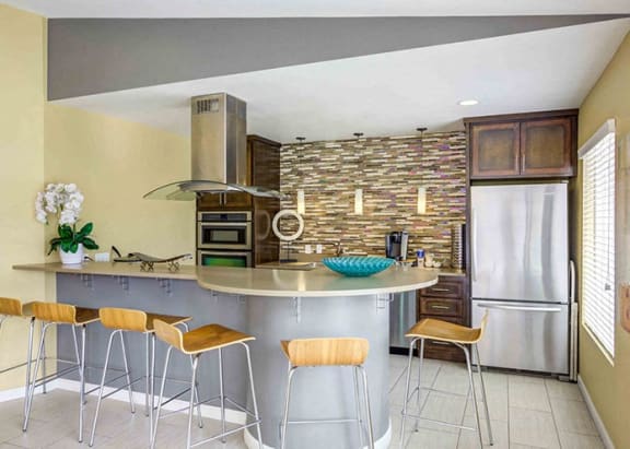 Waterstone at Murrieta Apartments in Murrieta, California Clubhouse Kitchen