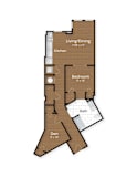 One Bedroom Apartment located in Capitol Hill East