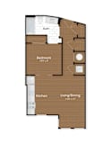 One Bedroom Apartment located in Capitol Hill East