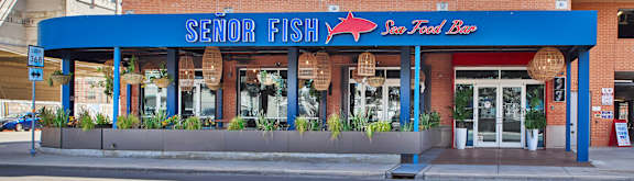 Senor Fish on-site at The Mosaic on Broadway, Texas, 78215