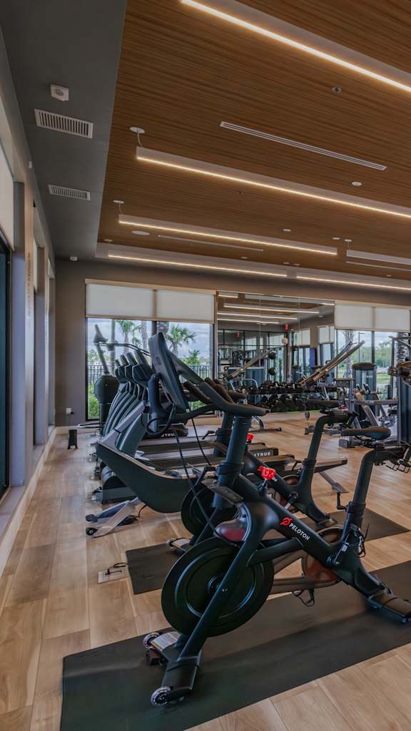 Equipped gym at Portofino Vineyards, Fort Myers, Florida