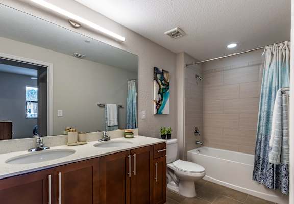 Bathroom with bathtub at Portofino Cove, Florida, 33916