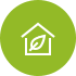 a house with a leaf on it