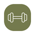 Dumbbell Icon at The Carillon, Greensboro, NC, 27455