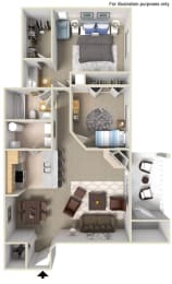 2 bedroom apartment