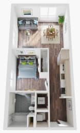 Bradford-Studio Floor Plan at Lake Nona Pixon, Florida, 32827