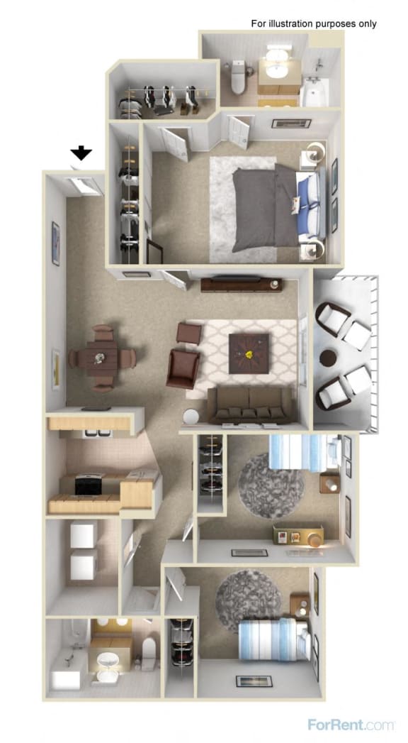 3bedroom floor plan