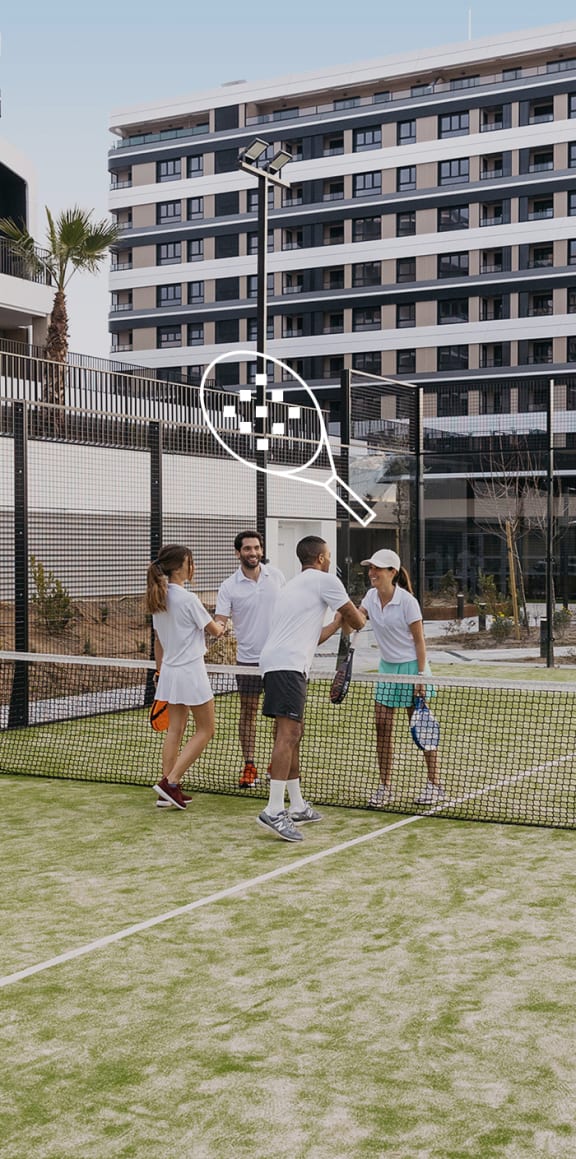 Skypark padel courts