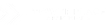 A black and white image of a logo for TowerPlace Apartments.