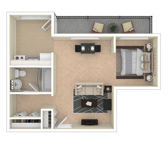 2112 New Hampshire Ave Apts Ex Studio floor plan
