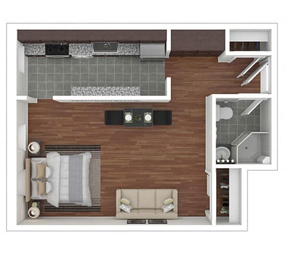 The Metropolitan Studio T01, 31 floor plan
