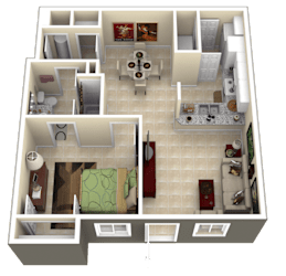 1 bedroom 1 bathroom hollywood, fl apartment