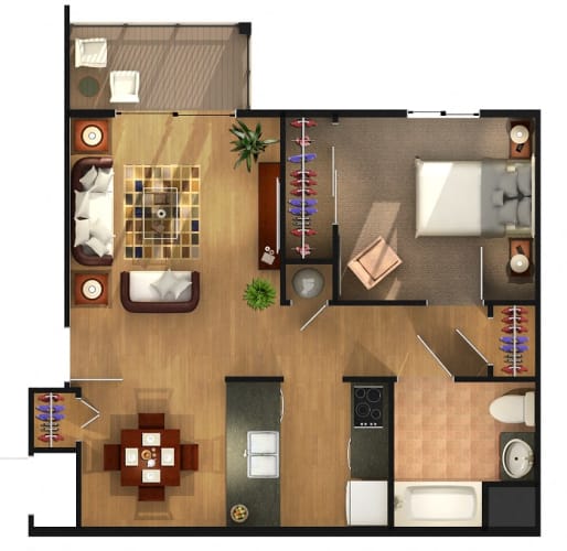 Floor Plans of Griswold Estates Apartments in Auburn, IN