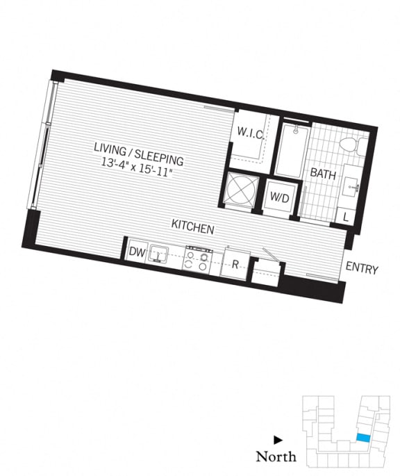 Floor Plan  Studio | s01