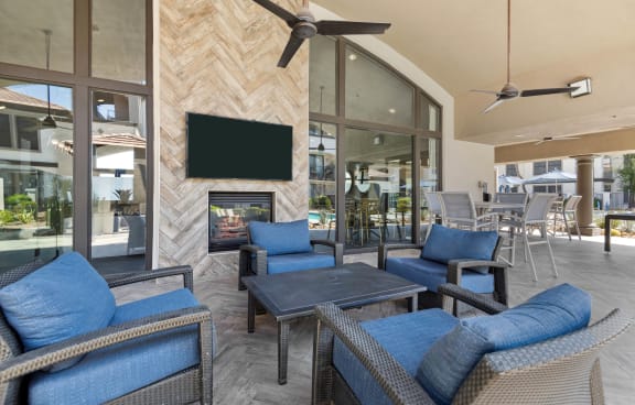 Outdoor Social Lounge Andante Apartments Phoenix, AZ