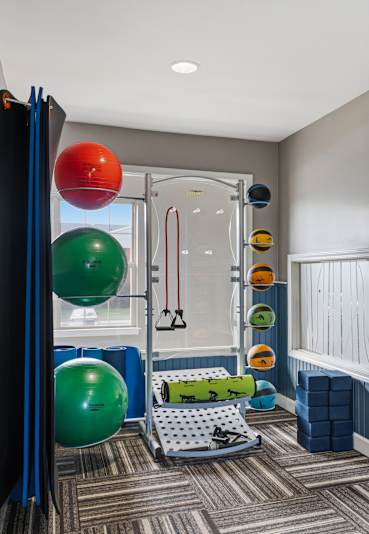 Gym equipment's at Canterbury Square Apartments, Troy, Michigan
