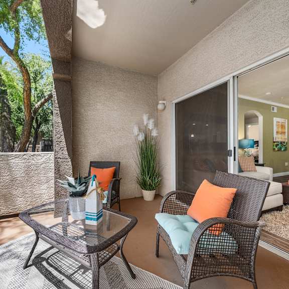 Balcony And Patio at Stonebridge Ranch Apartments, Chandler, AZ