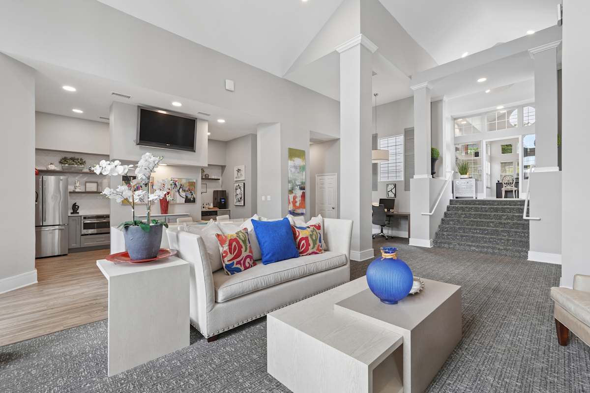 Southern Village apartment living room - Chapel Hill, NC