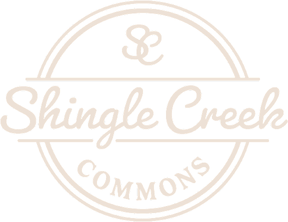 A logo with the text "Shingle Creek Commons" in a circular design.