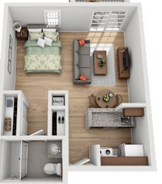  Floor Plan Large Studio