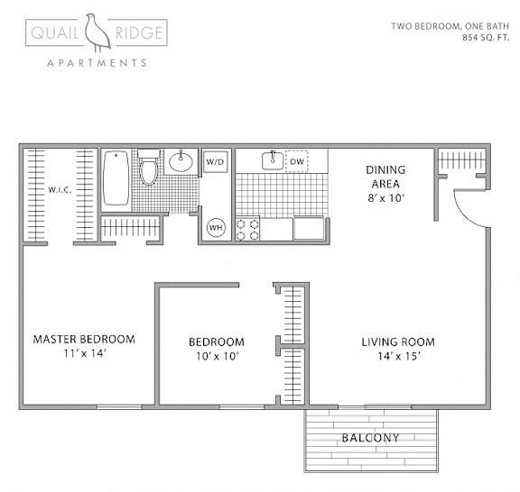 2 bed 2 bath at Quail Ridge, Plainsboro Township, New Jersey